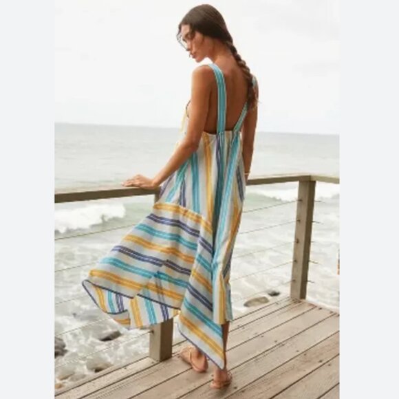 Host Pick: Brand New By Anthropologie Awning Striped Maxi Dress - Picture 1 of 13